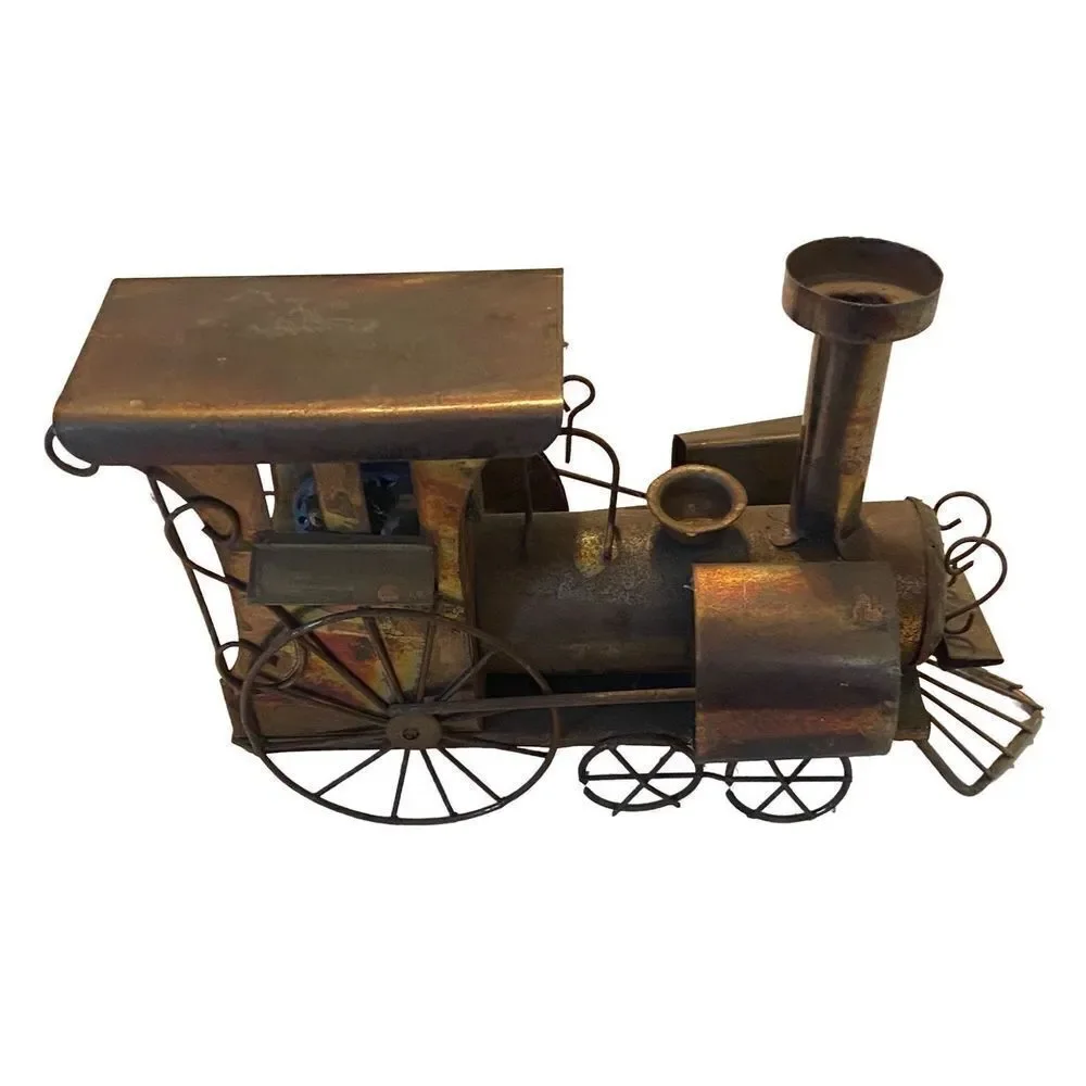 HTC Tin Old Steam Engine Music Box - Plays: “ Chatta Nooga Choo Choo”